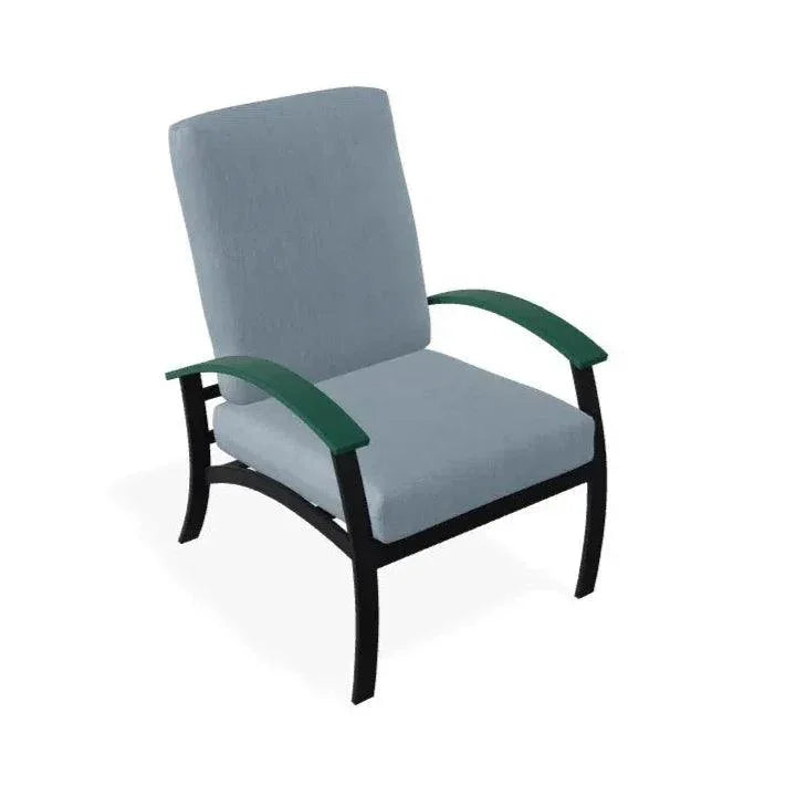 Belle Isle Cushion MGP Arm Chair - LOOMLAN - Telescope - Outdoor Accent Chairs
