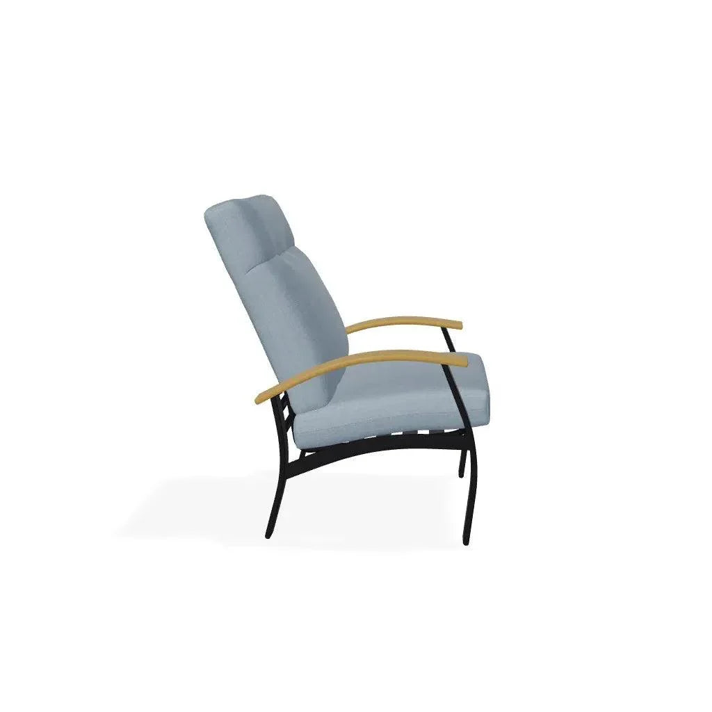 Belle Isle Cushion Supreme Height Polymer Arm Chair - LOOMLAN - Telescope - Outdoor Accent Chairs