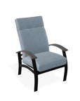 Belle Isle Cushion Supreme Height Polymer Arm Chair - LOOMLAN - Telescope - Outdoor Accent Chairs