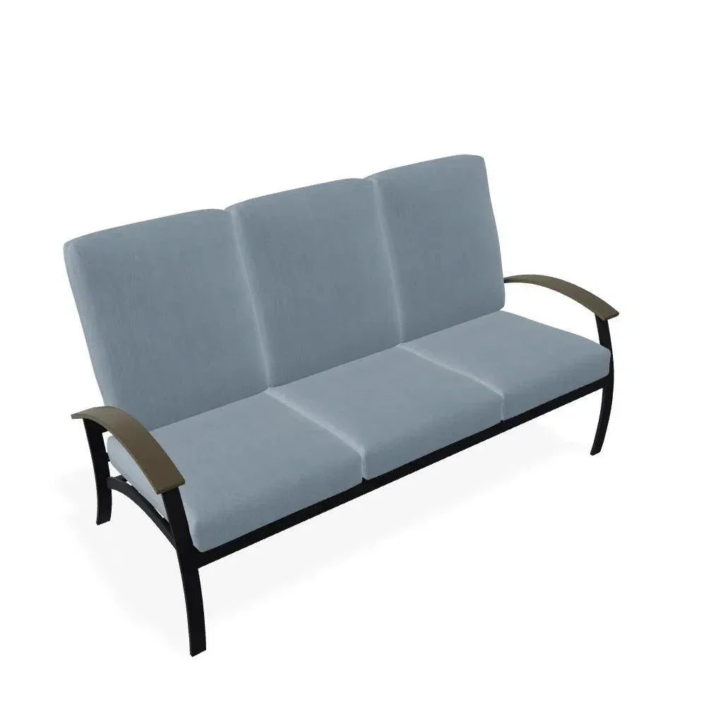 Belle Isle Cushion Three - Seat Sofa MGP Arms - LOOMLAN - Telescope - Outdoor Sofas &amp; Loveseats
