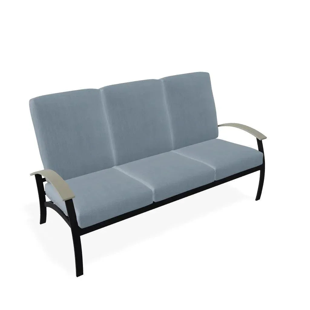 Belle Isle Cushion Three - Seat Sofa MGP Arms - LOOMLAN - Telescope - Outdoor Sofas &amp; Loveseats