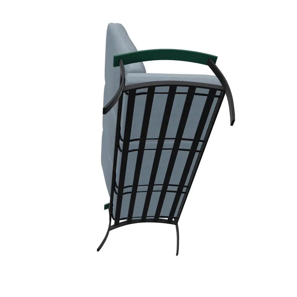 Belle Isle Cushion Three - Seat Sofa MGP Arms - LOOMLAN - Telescope - Outdoor Sofas &amp; Loveseats