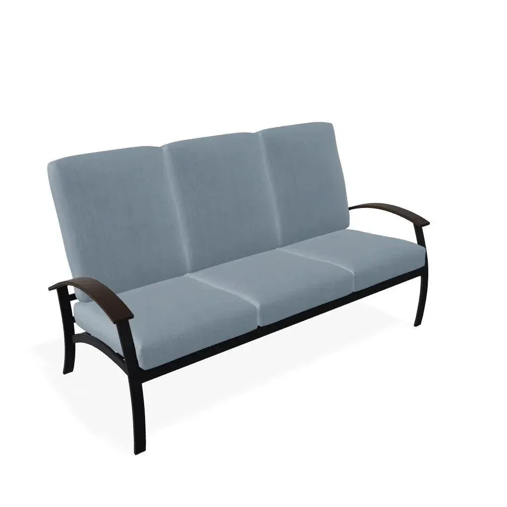 Belle Isle Cushion Three - Seat Sofa MGP Arms - LOOMLAN - Telescope - Outdoor Sofas &amp; Loveseats