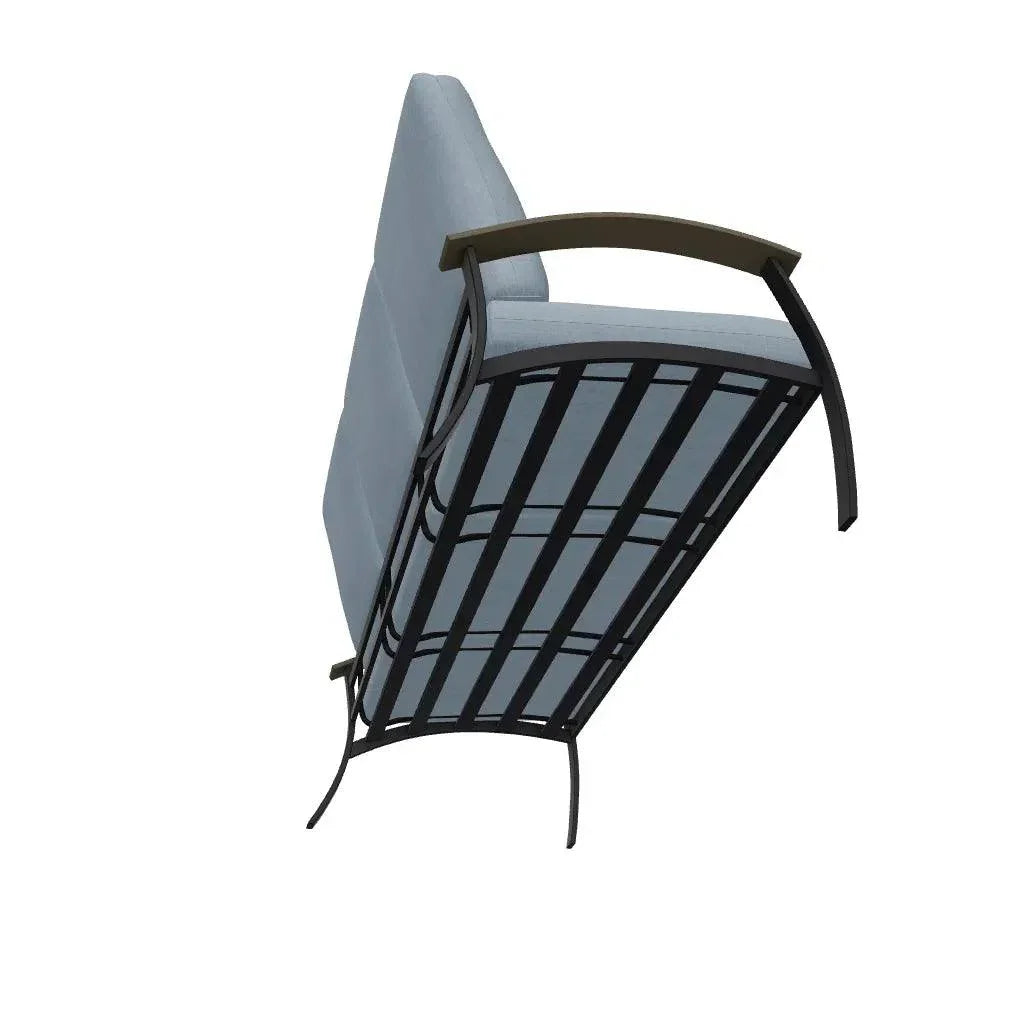 Belle Isle Cushion Three - Seat Sofa MGP Arms - LOOMLAN - Telescope - Outdoor Sofas &amp; Loveseats