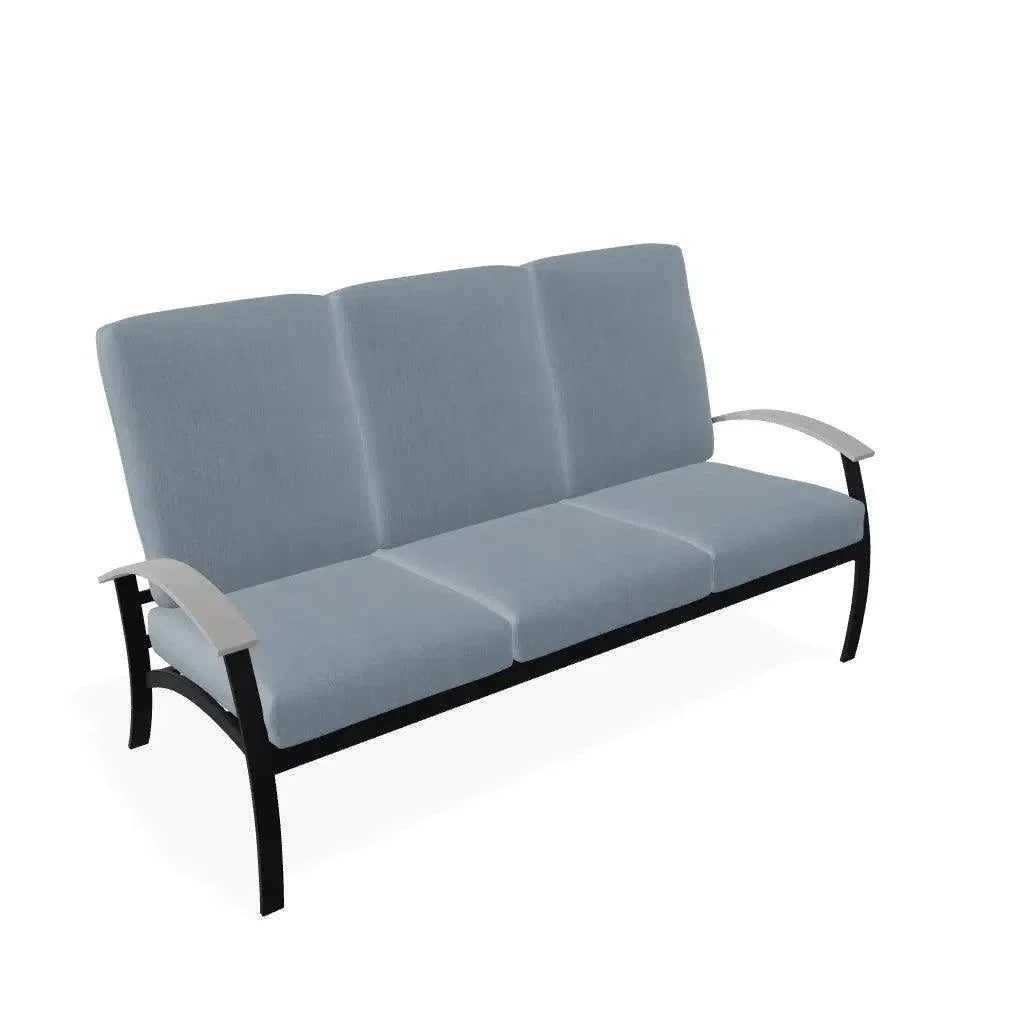 Belle Isle Cushion Three - Seat Sofa MGP Arms - LOOMLAN - Telescope - Outdoor Sofas &amp; Loveseats