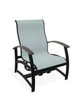 Belle Isle Hidden Motion MGP Armed Chat Chair - LOOMLAN - Telescope - Outdoor Accent Chairs