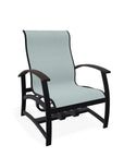 Belle Isle Hidden Motion MGP Armed Chat Chair - LOOMLAN - Telescope - Outdoor Accent Chairs