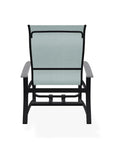 Belle Isle Hidden Motion MGP Armed Chat Chair - LOOMLAN - Telescope - Outdoor Accent Chairs