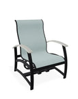 Belle Isle Hidden Motion MGP Armed Chat Chair - LOOMLAN - Telescope - Outdoor Accent Chairs