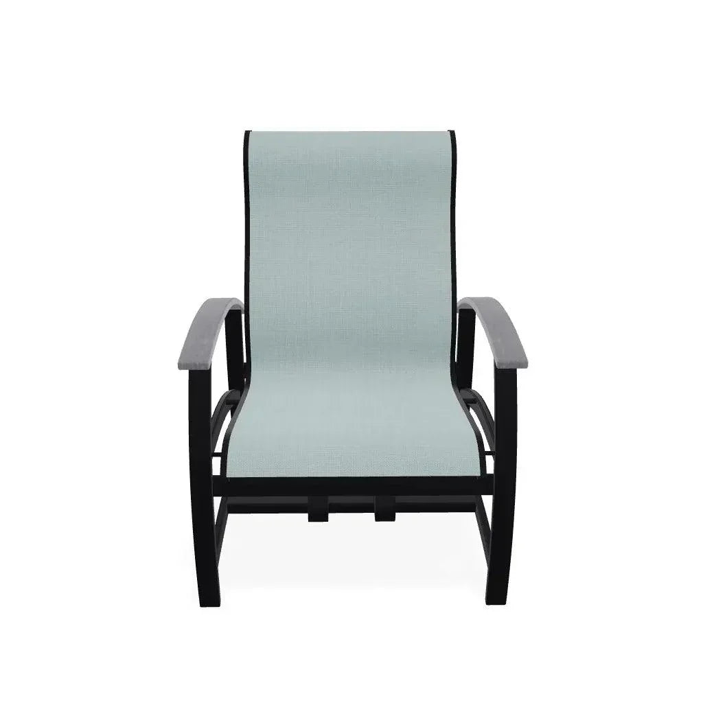 Belle Isle Hidden Motion MGP Armed Chat Chair - LOOMLAN - Telescope - Outdoor Accent Chairs