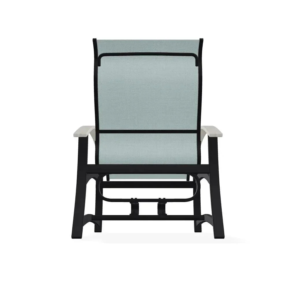 Belle Isle Hidden Motion MGP Armed Chat Chair - LOOMLAN - Telescope - Outdoor Accent Chairs