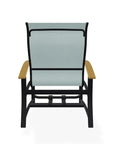 Belle Isle Hidden Motion MGP Armed Chat Chair - LOOMLAN - Telescope - Outdoor Accent Chairs