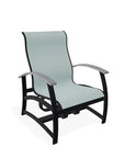 Belle Isle Hidden Motion MGP Armed Chat Chair - LOOMLAN - Telescope - Outdoor Accent Chairs