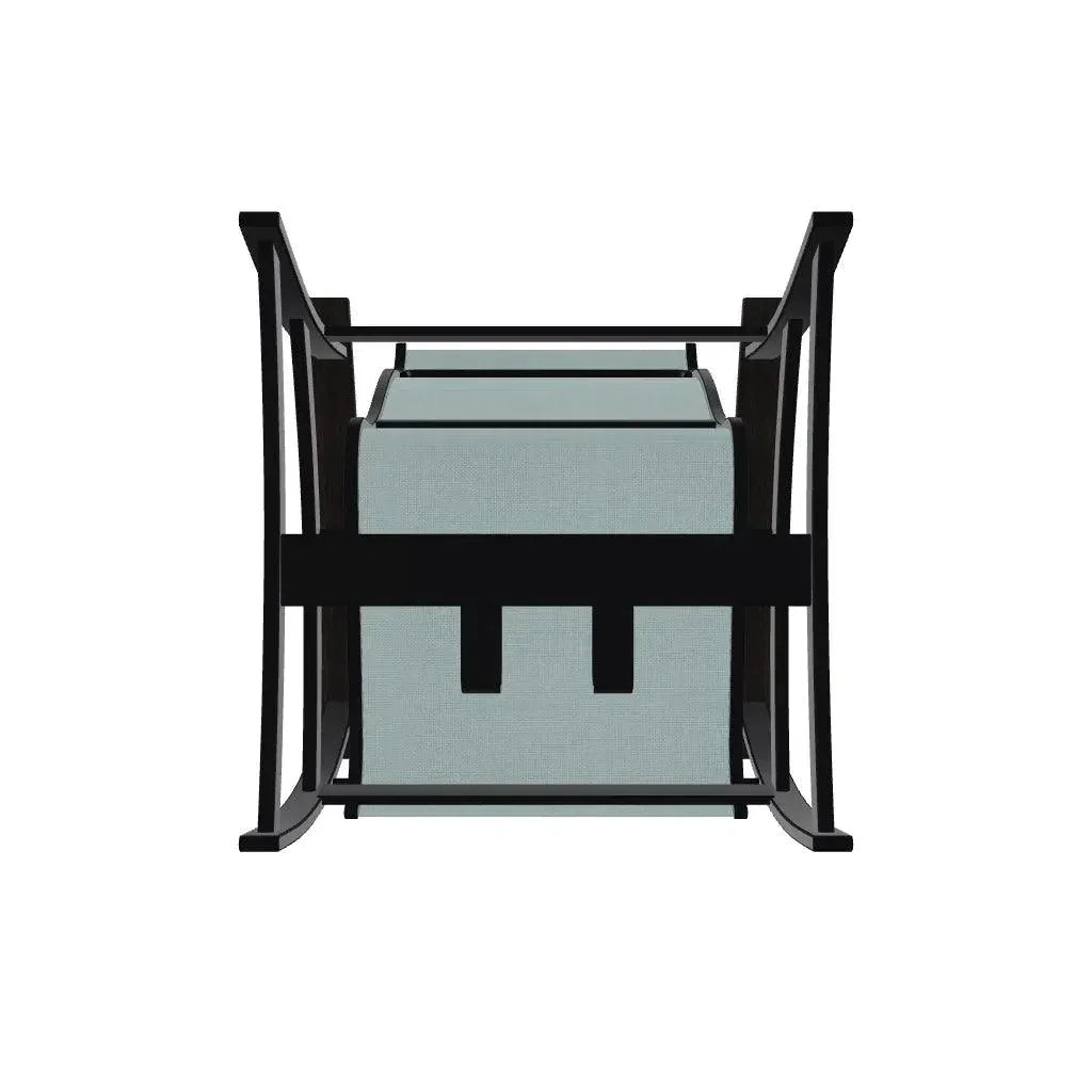 Belle Isle Hidden Motion MGP Armed Chat Chair - LOOMLAN - Telescope - Outdoor Accent Chairs