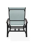 Belle Isle Hidden Motion MGP Armed Chat Chair - LOOMLAN - Telescope - Outdoor Accent Chairs
