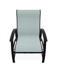 Belle Isle Hidden Motion MGP Armed Chat Chair - LOOMLAN - Telescope - Outdoor Accent Chairs