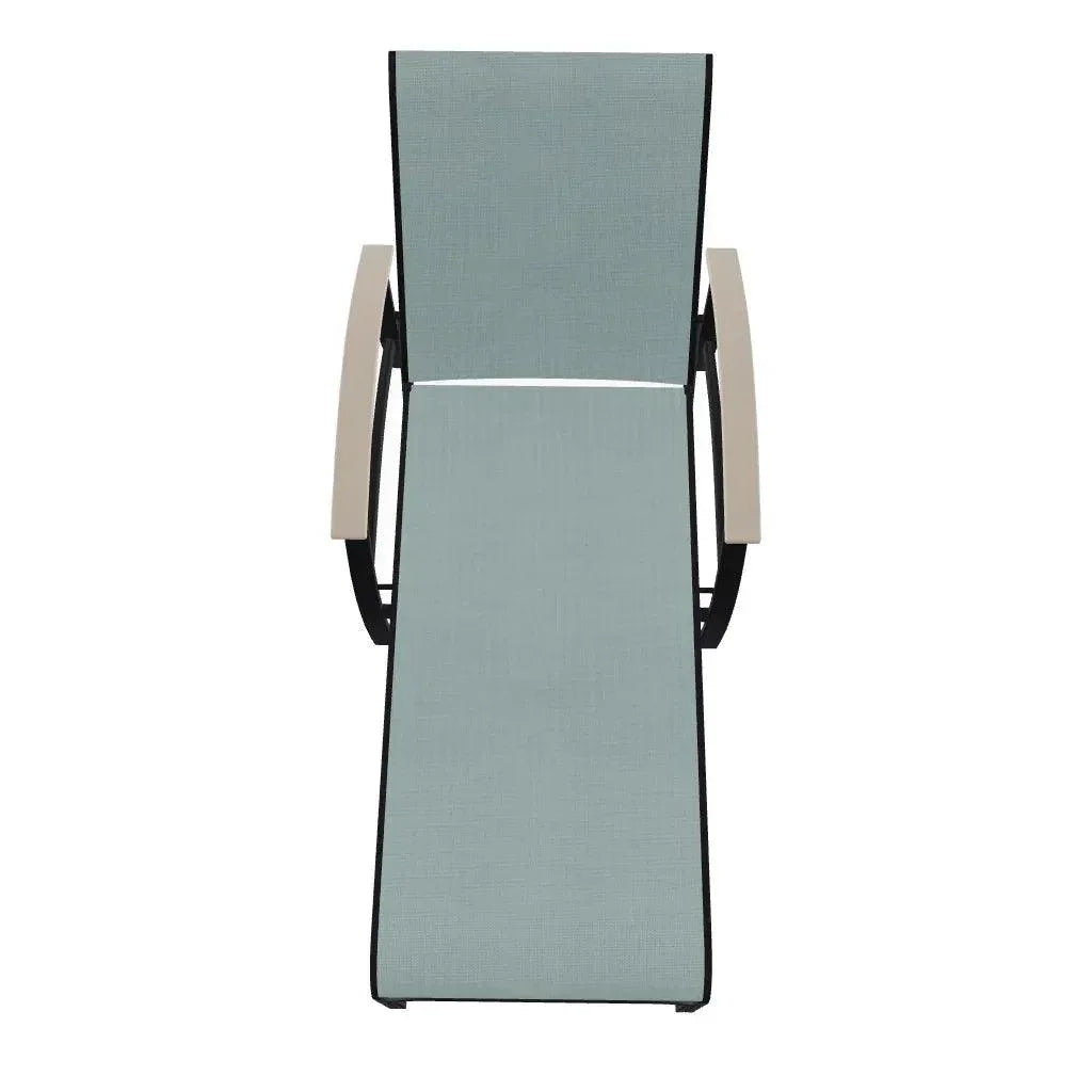 Belle Isle MGP Sling Four Position Lay - Flat Arms Chaise - LOOMLAN - Telescope - Outdoor Chaises