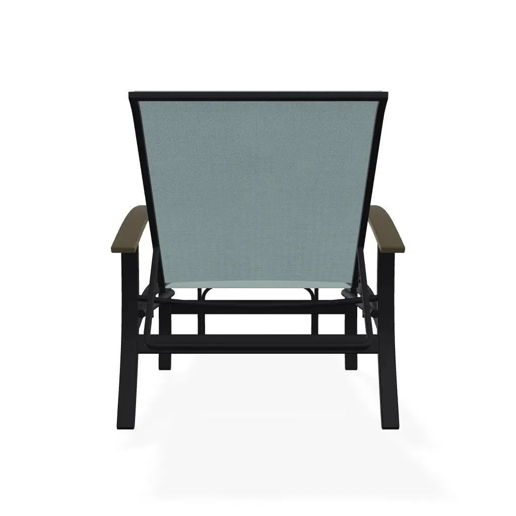 Belle Isle MGP Sling Four Position Lay - Flat Arms Chaise - LOOMLAN - Telescope - Outdoor Chaises