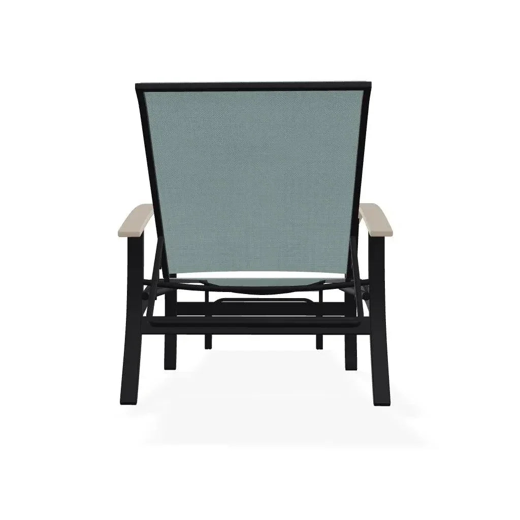 Belle Isle MGP Sling Four Position Lay - Flat Arms Chaise - LOOMLAN - Telescope - Outdoor Chaises