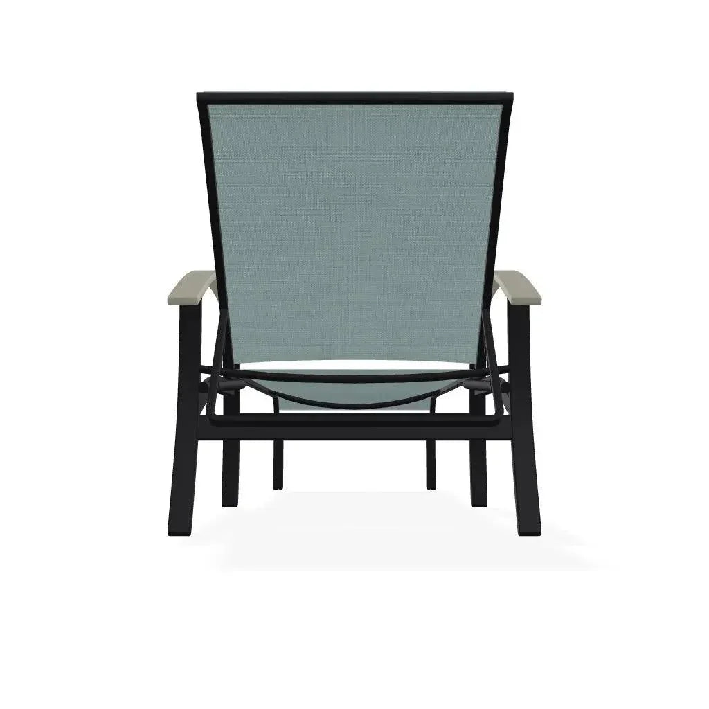 Belle Isle MGP Sling Four Position Lay - Flat Arms Chaise - LOOMLAN - Telescope - Outdoor Chaises