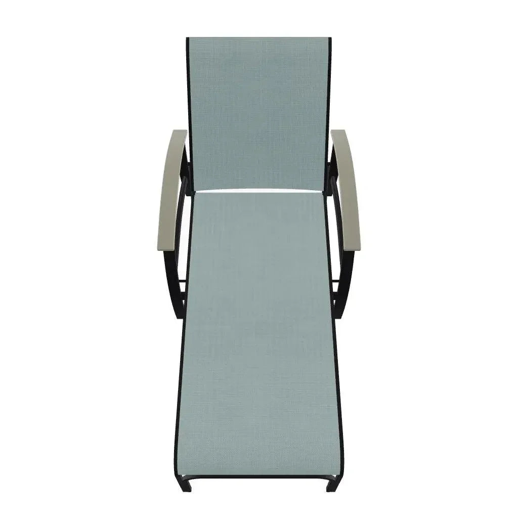 Belle Isle MGP Sling Four Position Lay - Flat Arms Chaise - LOOMLAN - Telescope - Outdoor Chaises