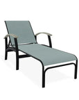 Belle Isle MGP Sling Four Position Lay - Flat Arms Chaise - LOOMLAN - Telescope - Outdoor Chaises