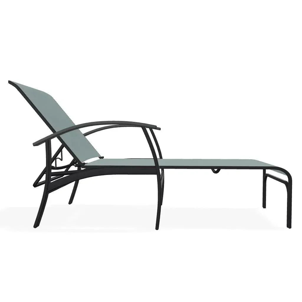 Belle Isle MGP Sling Four Position Lay - Flat Arms Chaise - LOOMLAN - Telescope - Outdoor Chaises