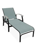 Belle Isle MGP Sling Four Position Lay - Flat Arms Chaise - LOOMLAN - Telescope - Outdoor Chaises