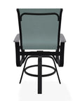 Belle Isle Sling Balcony Height Swivel MGP Arm Chair - LOOMLAN - Telescope - Outdoor Accent Chairs