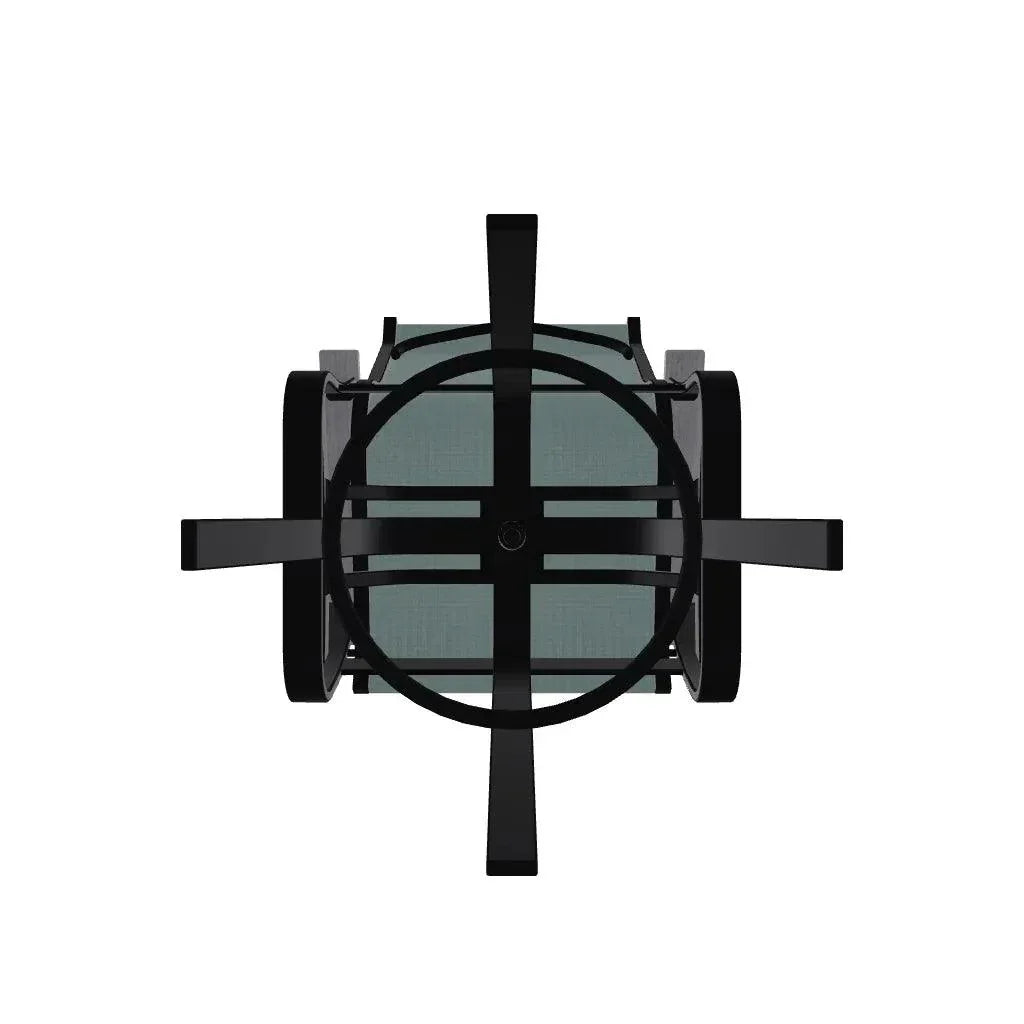 Belle Isle Sling Bar Height Swivel MGP Arm Chair - LOOMLAN - Telescope - Outdoor Bar Stools