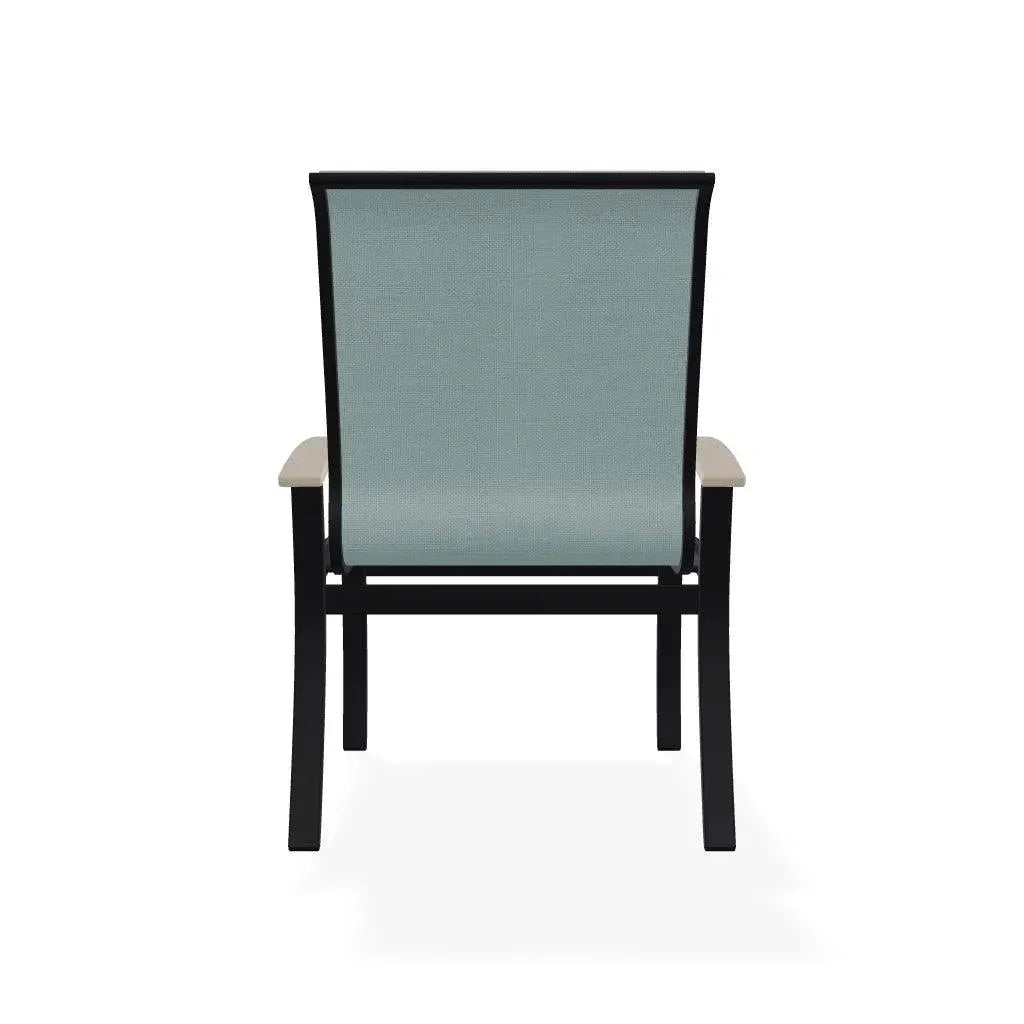 Belle Isle Sling Marine Grade Polymer Arm Chair - LOOMLAN - Telescope - Outdoor Accent Chairs