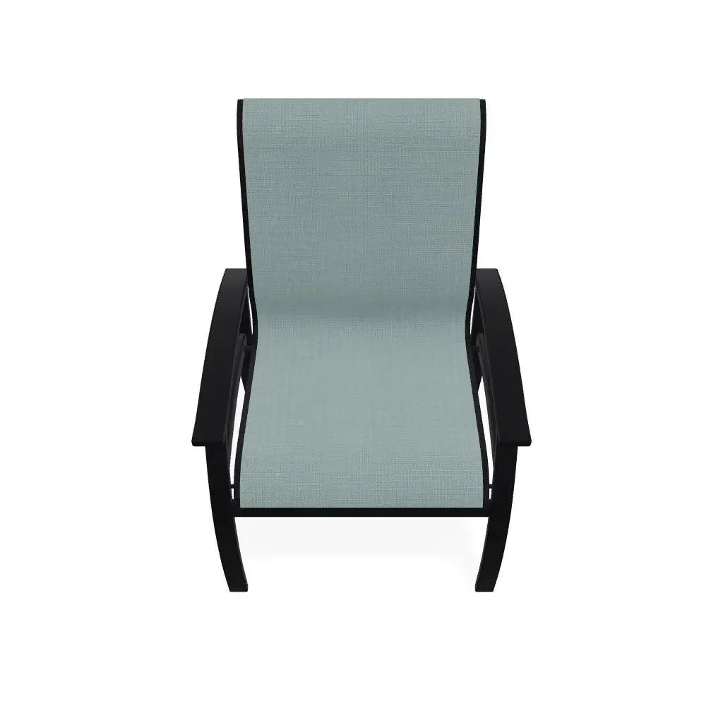 Belle Isle Sling Marine Grade Polymer Arm Chair - LOOMLAN - Telescope - Outdoor Accent Chairs