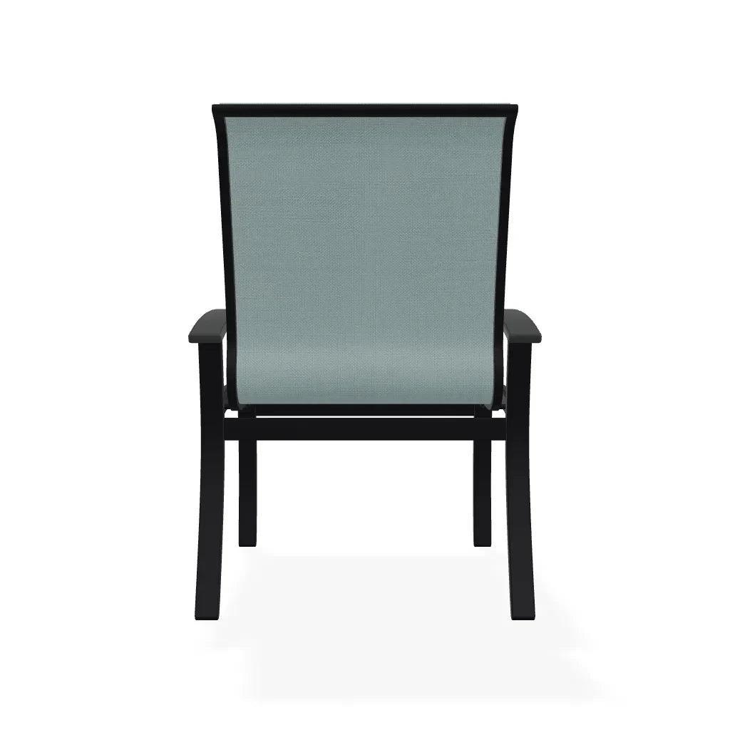 Belle Isle Sling Marine Grade Polymer Arm Chair - LOOMLAN - Telescope - Outdoor Accent Chairs