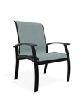 Belle Isle Sling Marine Grade Polymer Arm Chair - LOOMLAN - Telescope - Outdoor Accent Chairs
