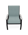 Belle Isle Sling Marine Grade Polymer Arm Chair - LOOMLAN - Telescope - Outdoor Accent Chairs
