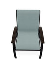 Belle Isle Sling Marine Grade Polymer Arm Chair - LOOMLAN - Telescope - Outdoor Accent Chairs