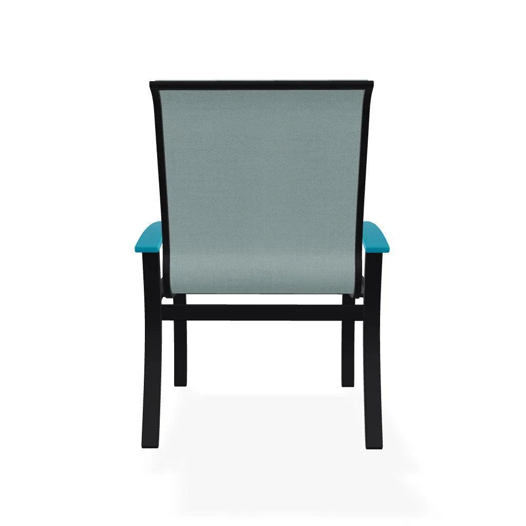 Belle Isle Sling Marine Grade Polymer Arm Chair - LOOMLAN - Telescope - Outdoor Accent Chairs
