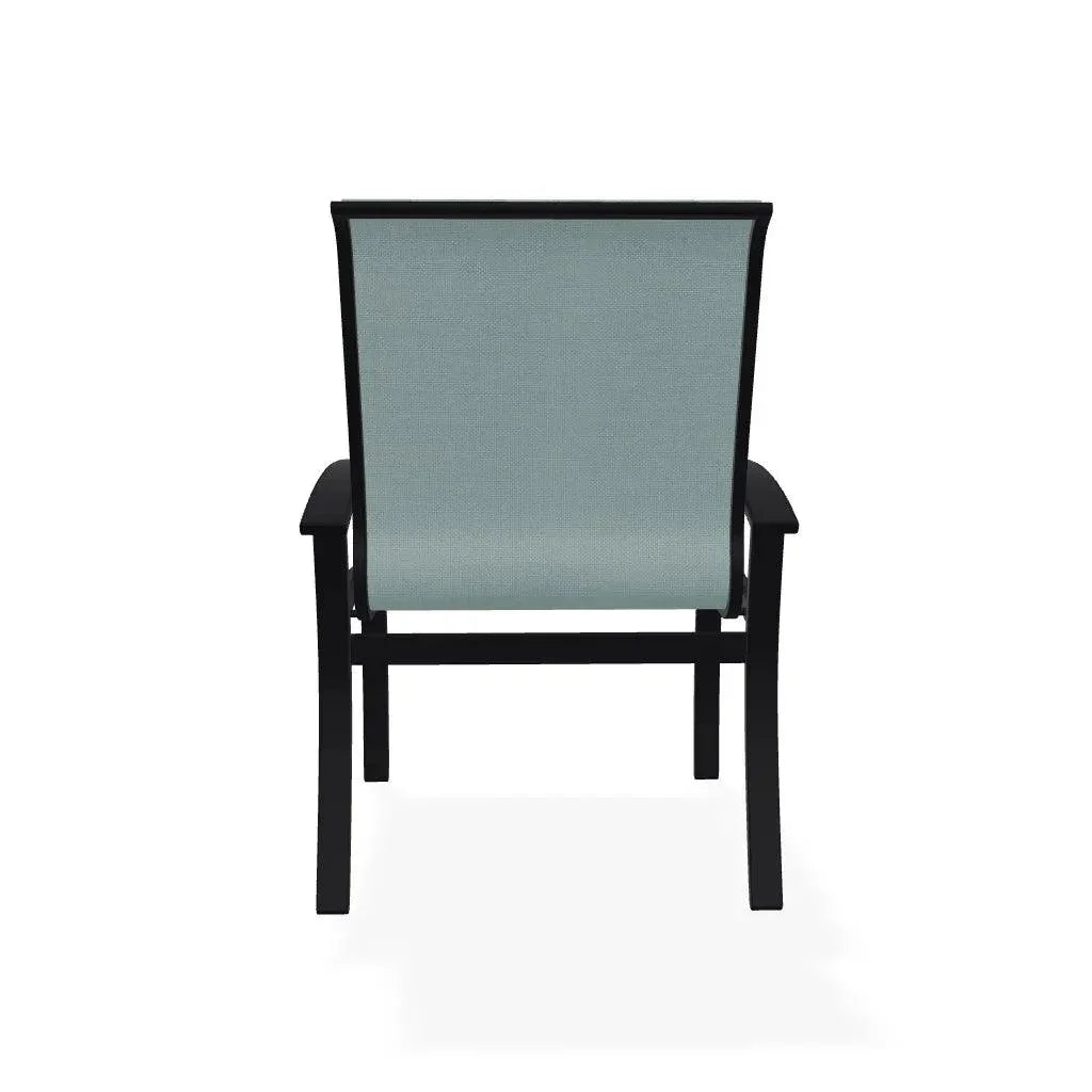 Belle Isle Sling Marine Grade Polymer Arm Chair - LOOMLAN - Telescope - Outdoor Accent Chairs