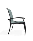 Belle Isle Sling Marine Grade Polymer Arm Chair - LOOMLAN - Telescope - Outdoor Accent Chairs