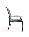 Belle Isle Sling Marine Grade Polymer Arm Chair - LOOMLAN - Telescope - Outdoor Accent Chairs