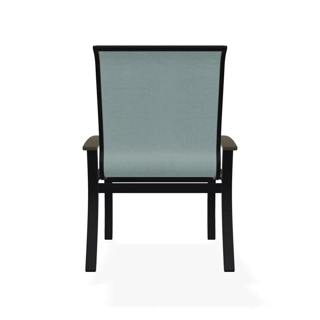 Belle Isle Sling Marine Grade Polymer Arm Chair - LOOMLAN - Telescope - Outdoor Accent Chairs