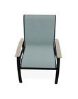 Belle Isle Sling Marine Grade Polymer Arm Chair - LOOMLAN - Telescope - Outdoor Accent Chairs