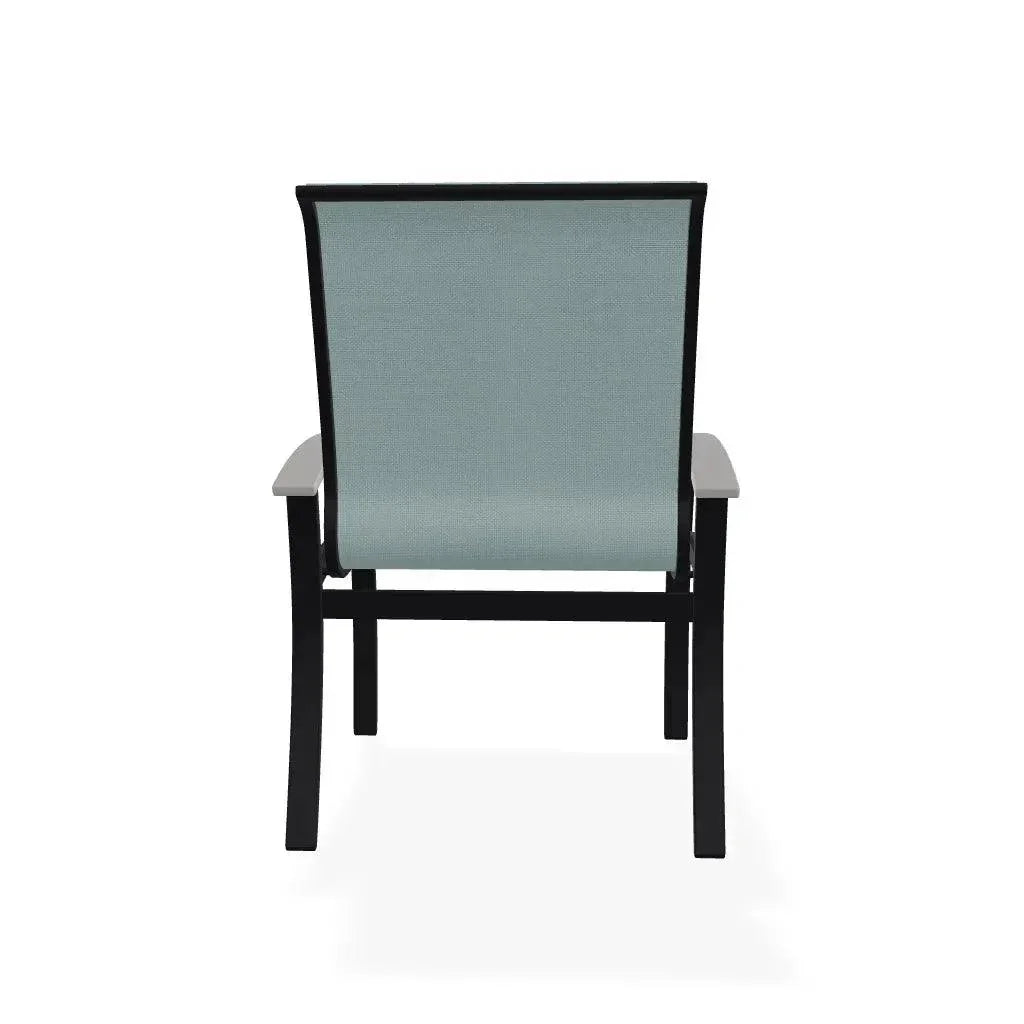 Belle Isle Sling Marine Grade Polymer Arm Chair - LOOMLAN - Telescope - Outdoor Accent Chairs