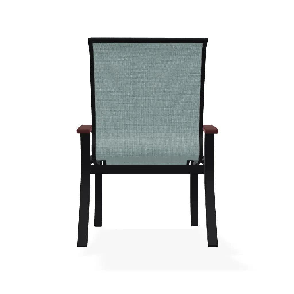 Belle Isle Sling Marine Grade Polymer Arm Chair - LOOMLAN - Telescope - Outdoor Accent Chairs