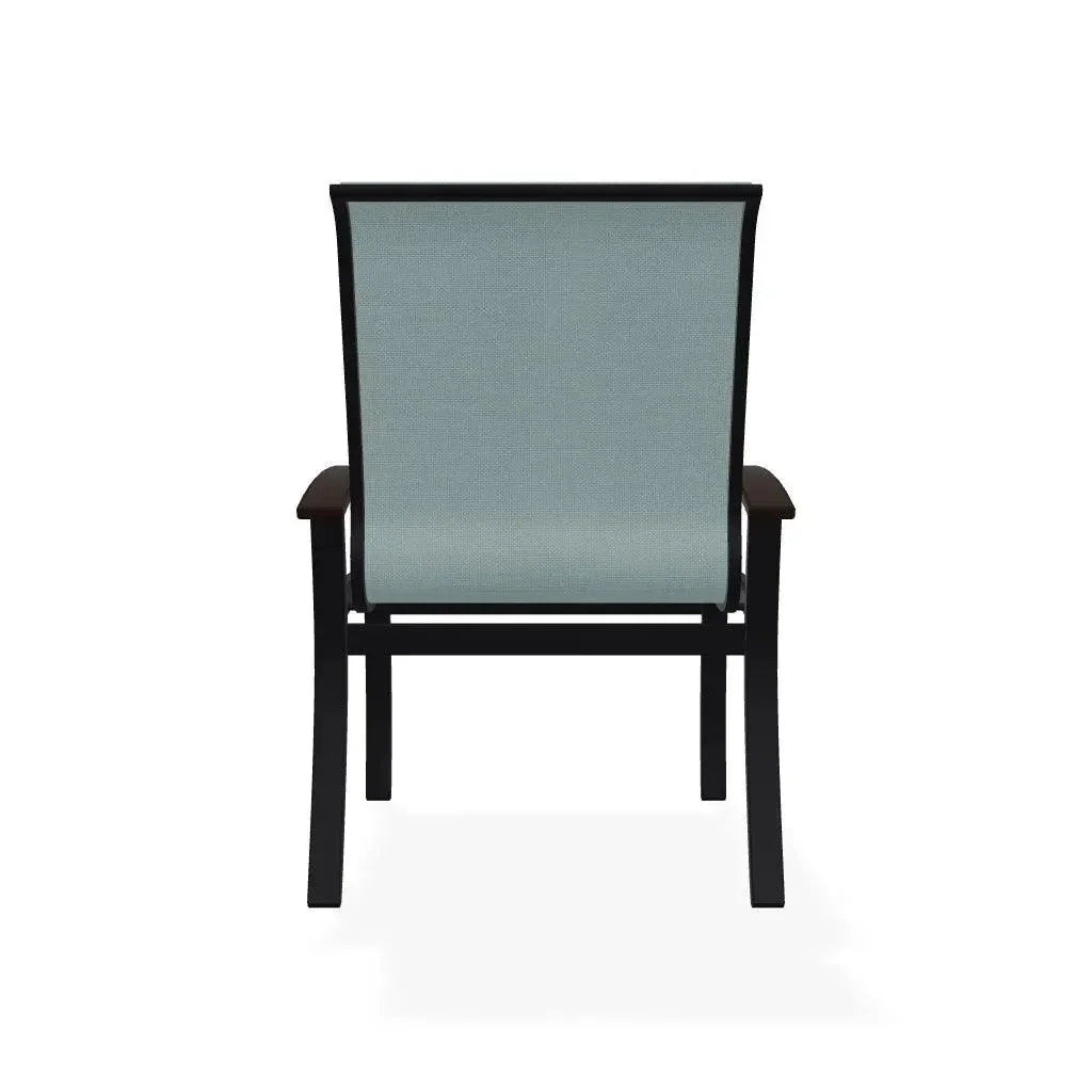 Belle Isle Sling Marine Grade Polymer Arm Chair - LOOMLAN - Telescope - Outdoor Accent Chairs