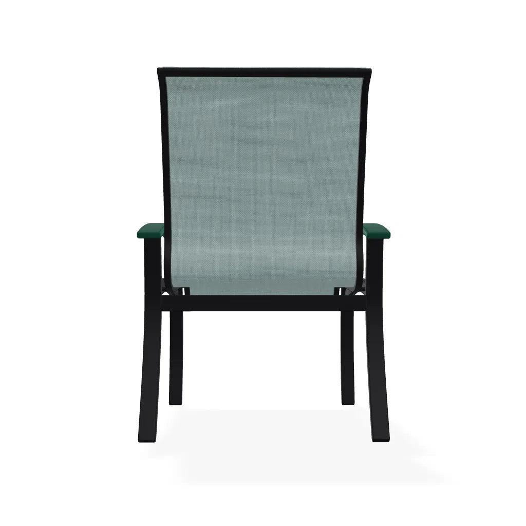 Belle Isle Sling Marine Grade Polymer Arm Chair - LOOMLAN - Telescope - Outdoor Accent Chairs