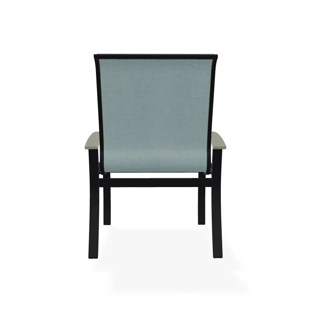 Belle Isle Sling Marine Grade Polymer Arm Chair - LOOMLAN - Telescope - Outdoor Accent Chairs