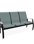Belle Isle Sling Marine Grade Polymer Arms 3 - Seat Sofa - LOOMLAN - Telescope - Outdoor Sofas & Loveseats