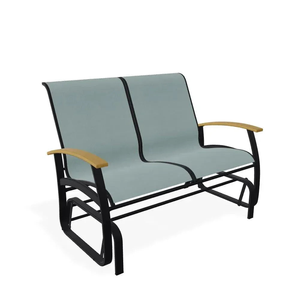 Belle Isle Sling MGP Arms 2 - Seat Glider - LOOMLAN - Telescope - Outdoor Sofas &amp; Loveseats