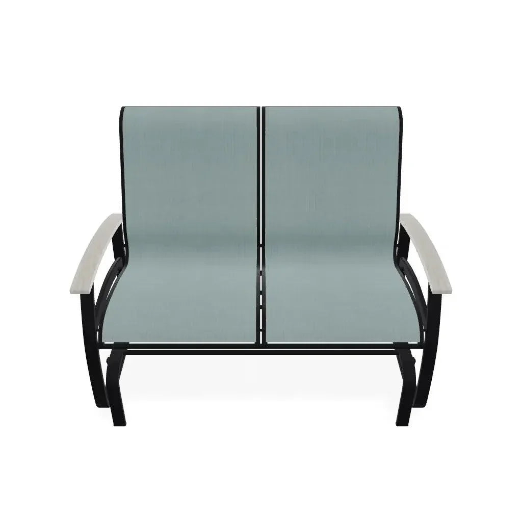 Belle Isle Sling MGP Arms 2 - Seat Glider - LOOMLAN - Telescope - Outdoor Sofas &amp; Loveseats